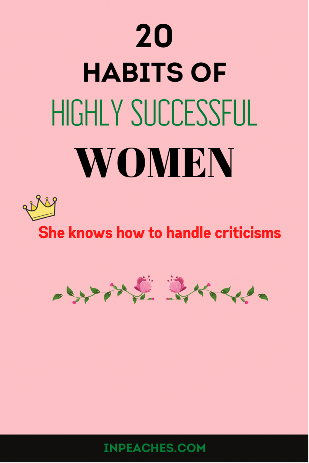 20 Habits Of Highly Successful Women - InPeaches