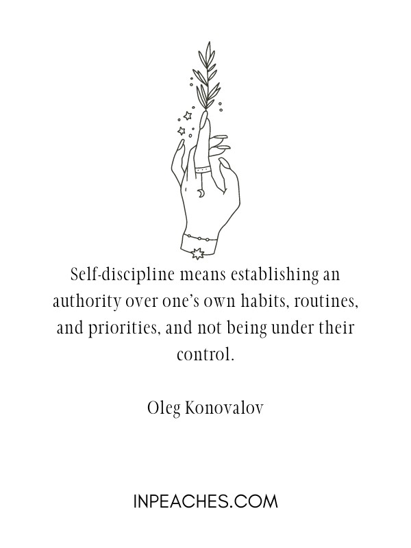 Discipline yourself quotes 1