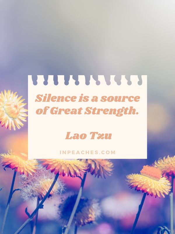 More inspiring silence quotes and sayings 1