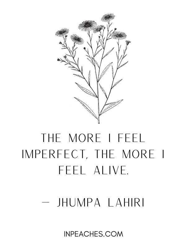 quotes about being unperfect