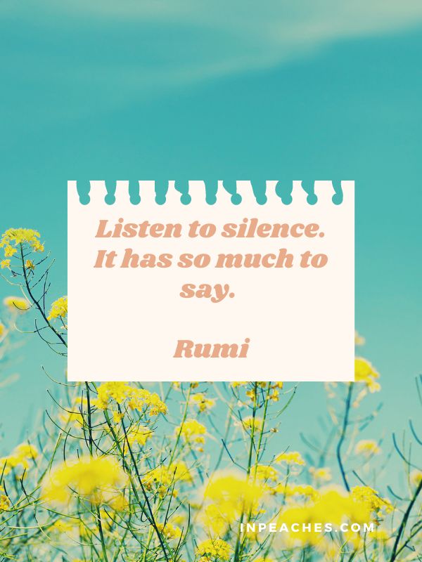 Silence quotes and quotes about being silent