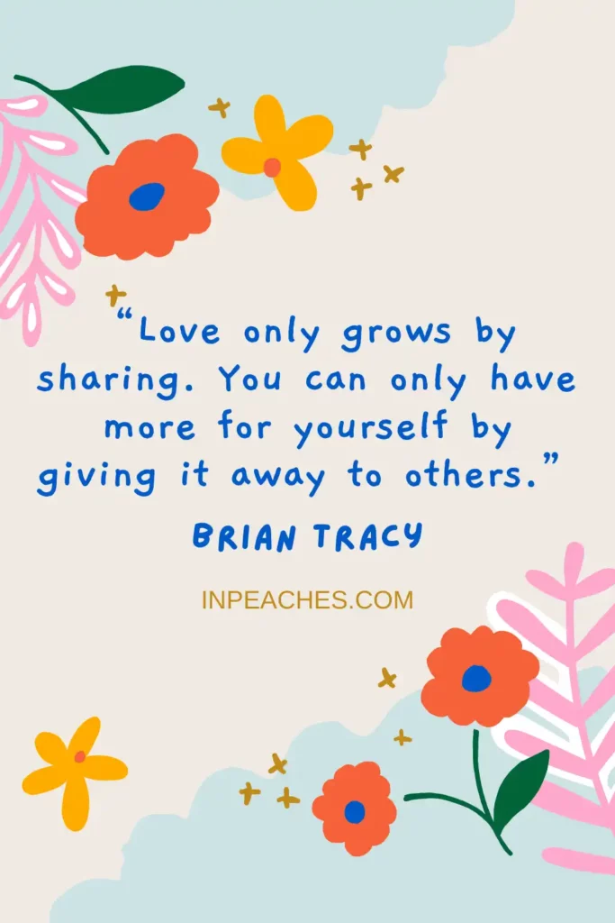 Sharing quotes and quotes about giving