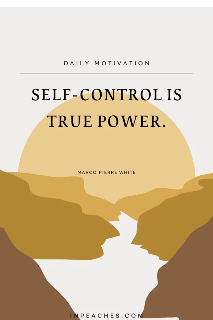 self control quotes and sayings